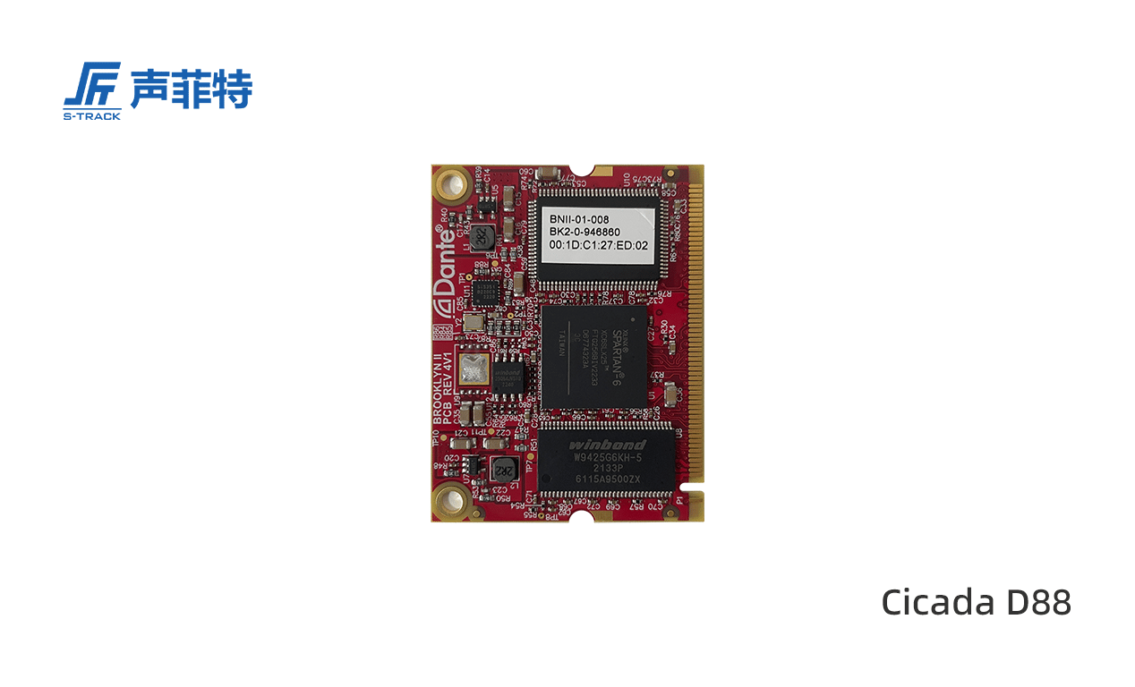 聲菲特Dante網(wǎng)絡(luò)接口模塊,Cicada D88