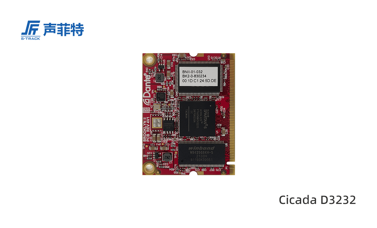 聲菲特Dante網(wǎng)絡(luò)接口模塊,Cicada D3232